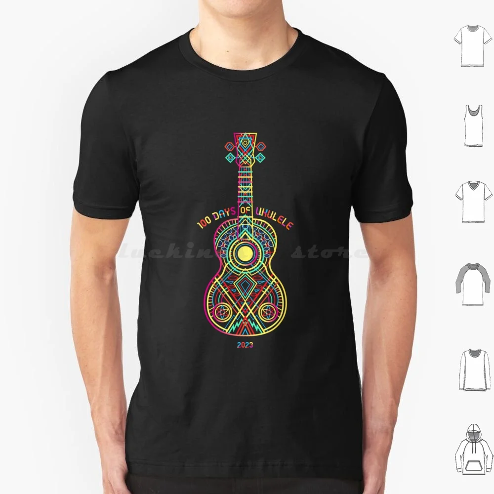 2023 String Theory 2 Sunshine ( Recommended Print On Dark )-100 Days Of Ukulele Essential T-Shirt T Shirt Big Size 100% Cotton