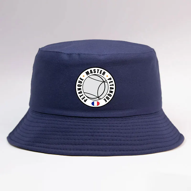 Fashion France Petanque Master Pattern Reversible Bucket Hat - Unisex Adult Sports Panama Hat