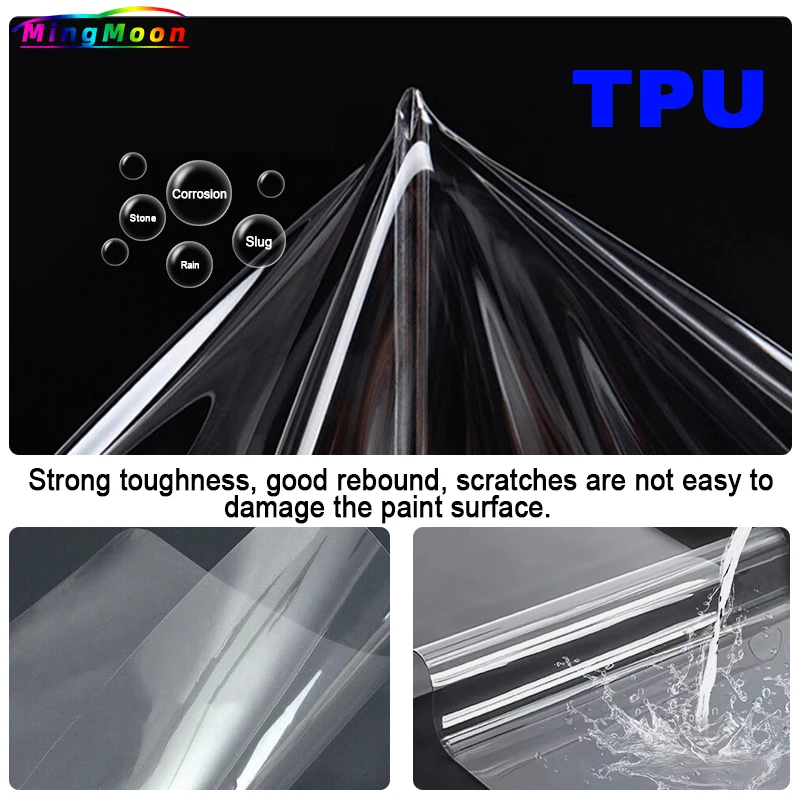 Car Precut Paint Protection Clear Film PPF TPU Accessories Kit Sticker Transparent for Toyota RAV4 Hybrid XA50 2019-2024