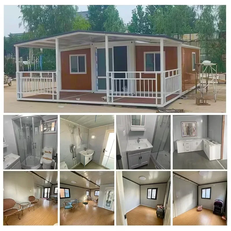 20ft 40ft Mobile Expandable Container House Prefab Tiny Homes for Sale 3 Bedroom with Bathroom Australia Portable Houses