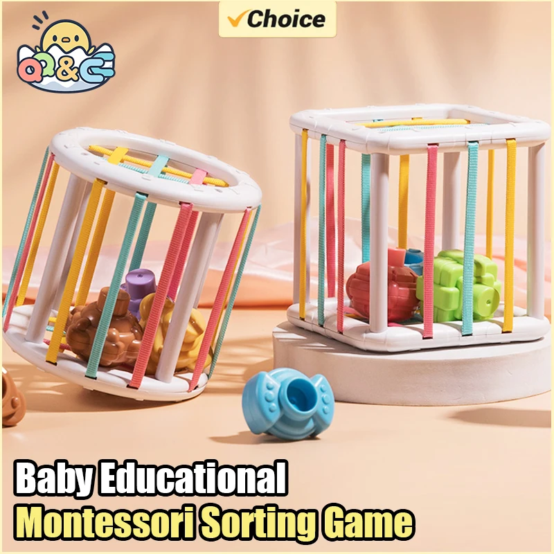 Baby Activity Cube Learning Educational Toys Colorful Shape Blocks Sorting Game For Children Bebe Birth Inny 0 12 Months Gift