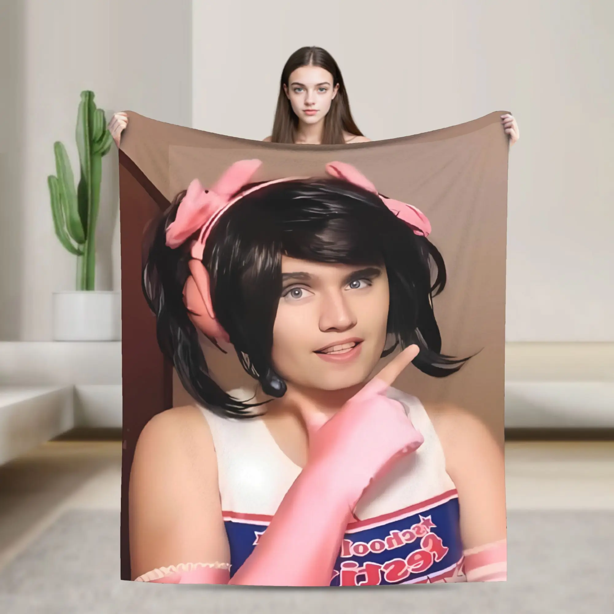 Charlie Kirk Jesus Hug Embrace Flannel Blanket  Soft Durable Throw Blanket for Outdoor Airplane Travel Bedspread Sofa Bed Cover