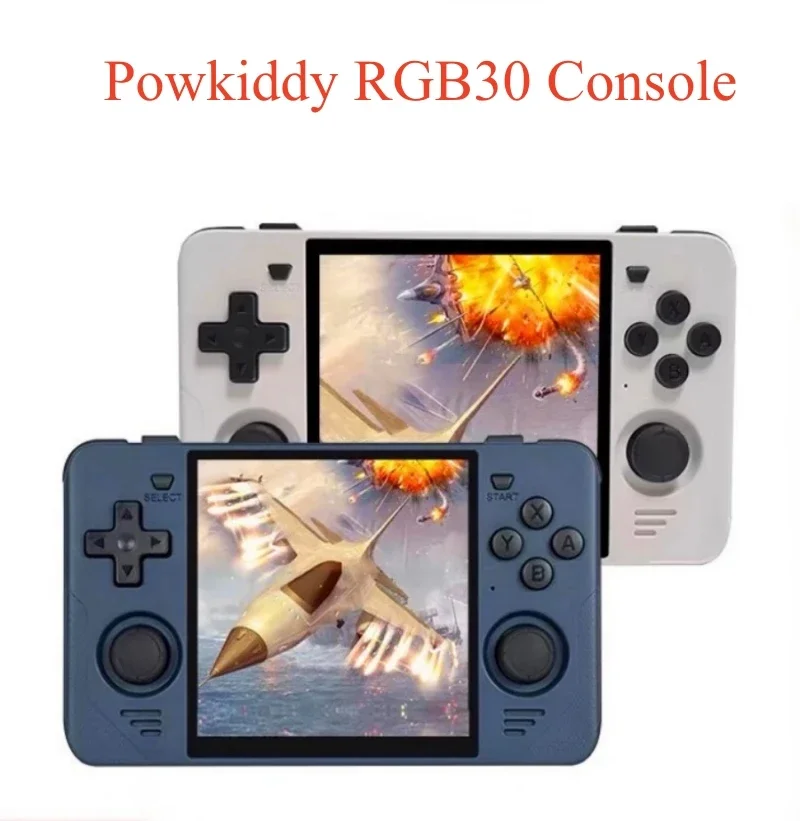 

POWKIDDY RGB30 Video Games Console 4.0 inch Open Source Dual Joystick Retro Handheld Game Player Box Children Gift