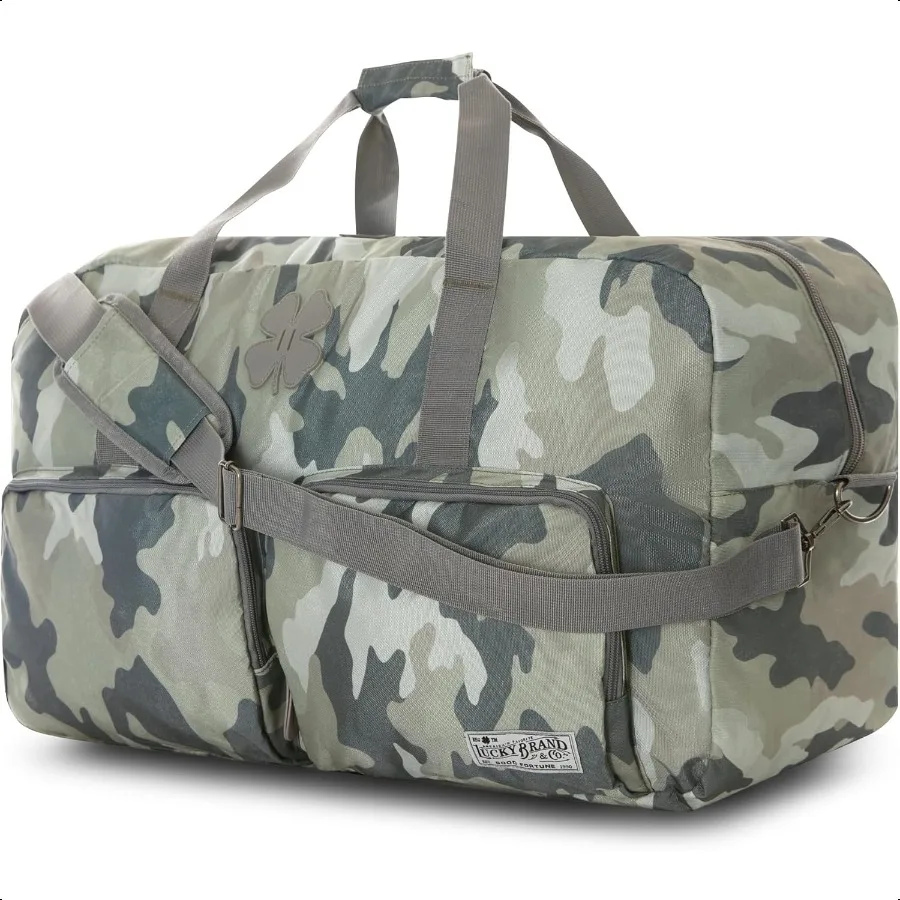 

Lucky Travel Duffel Bags 65L Gym Bag Travel Bag Large Duffle Bag for Men Foldable Overnight Weekender Bags for Women Men with A