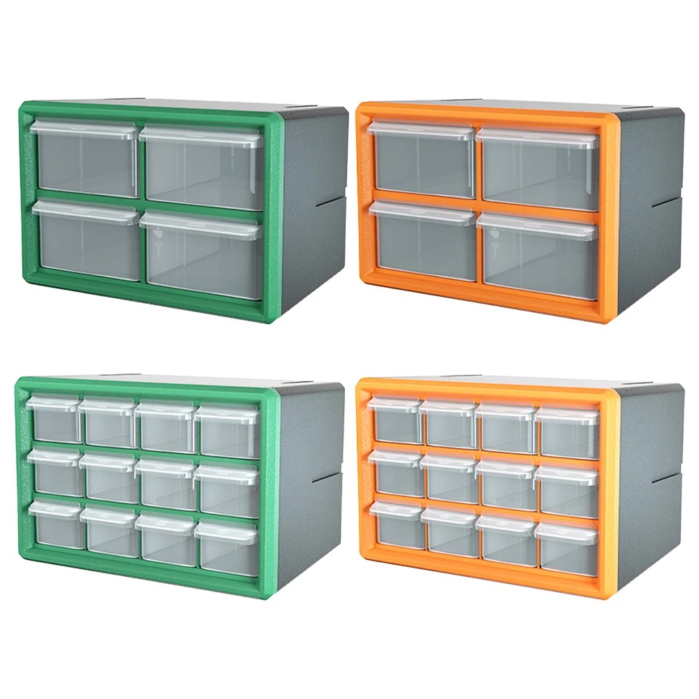 

Compartmentalized Storage Plastic Drawer Organizer Lightweight Design Multi-functional Use Home Decor Enhancement