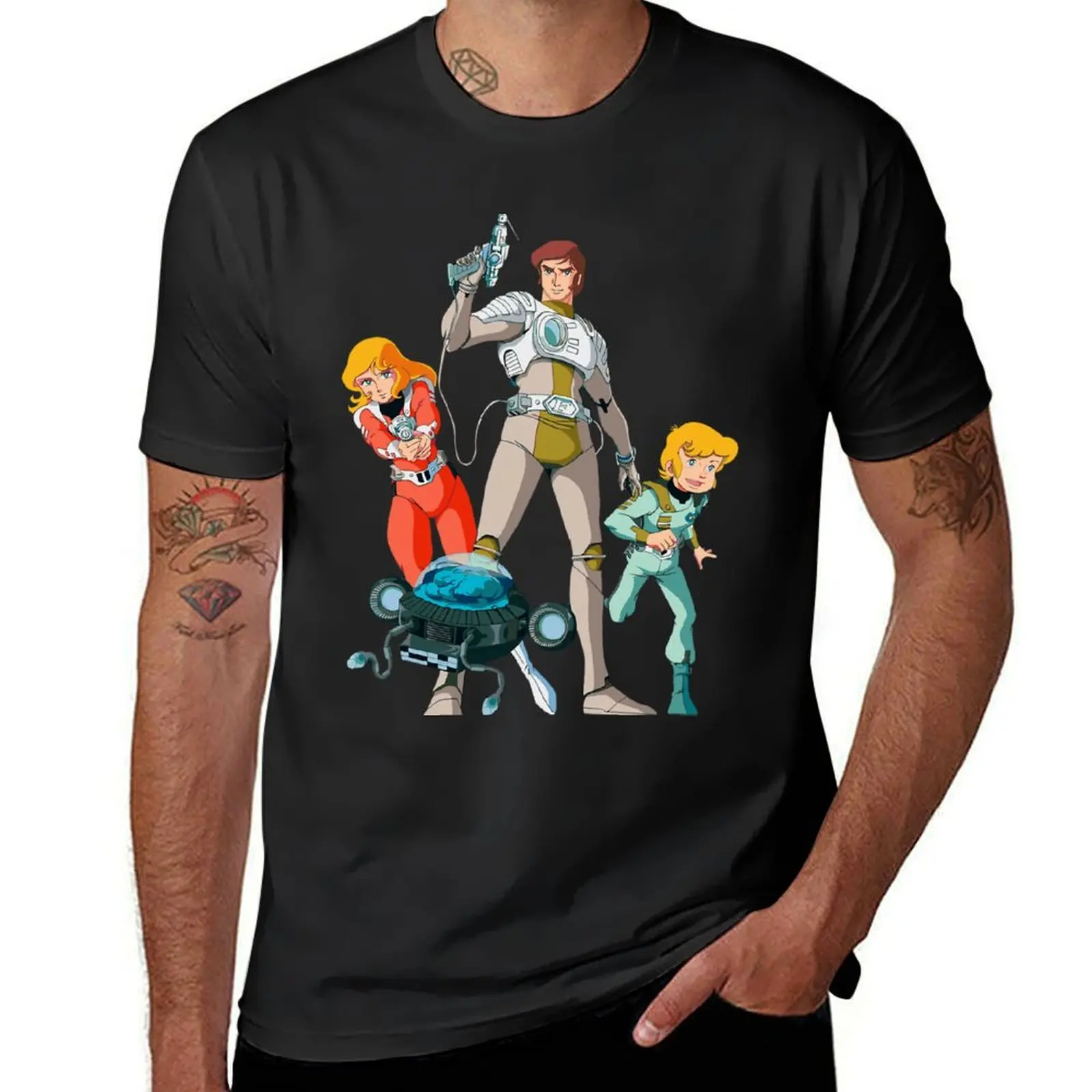 

Capitaine Flam (Captain Future1979) T-Shirt plus size tops customizeds new gifts and t-shirts mens t shirts casual stylish