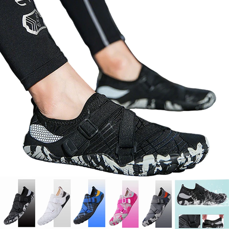 

Мужские и женские носки для дайвинга на открытом воздухе, пляжные сандалии босиком, обувь для воды вверх по течению, быстросохнущая обувь для дайвинга в реке, тренажерный зал