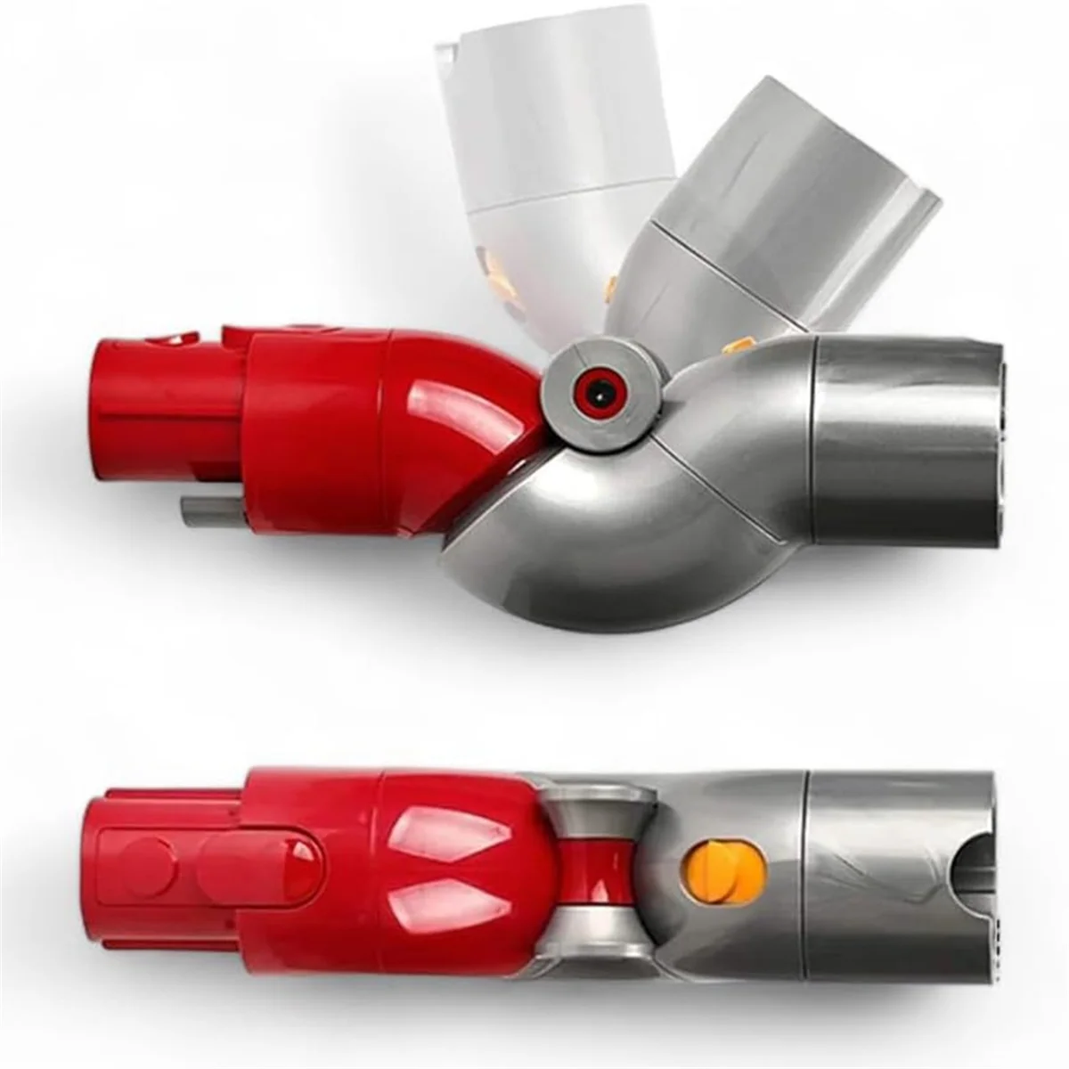 Верхний нижний адаптер, быстроразъемный адаптер с низким вылетом для деталей пылесоса Dyson V7 V8 V10 V11 с кнопкой блокировки триггера_ABGP