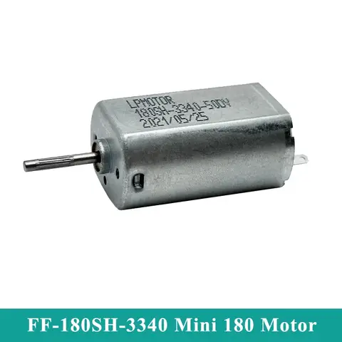 FF-180SH-3340 Mini 180 motore DC 3V 3.7V 4.2V 5V 20800RPM ad alta velocità forte albero zigrinato magnetico fai da te giocattolo auto barca rasoio