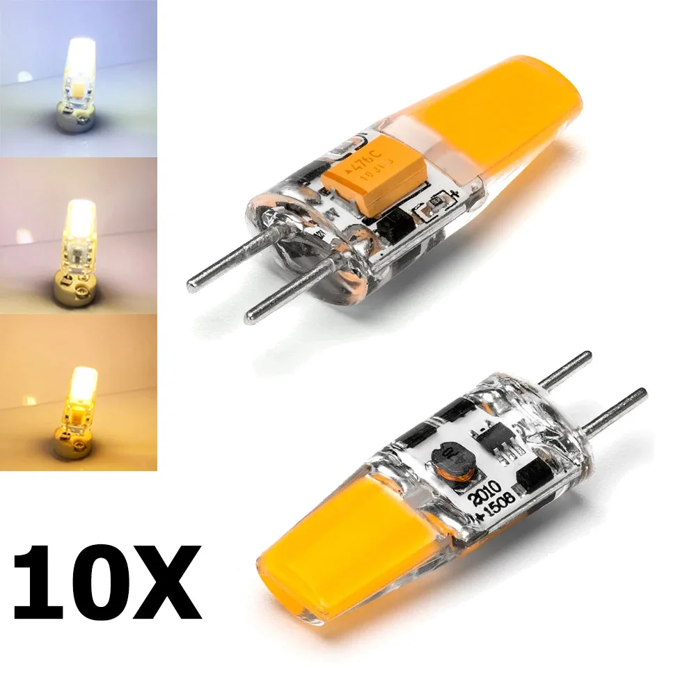 

10X GY6.35 LED Silicone Lamp 5W Home-Appliance decoration Chandelier 360Degree Spotlight Replace Saving Light Cool for Home 12V