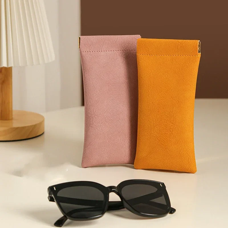 Magnetic Automatic Closing Fashion Portable Glasses Bag Protective Case Sunglasses Case Box Eyeglasses Pouch Eyewear Protector