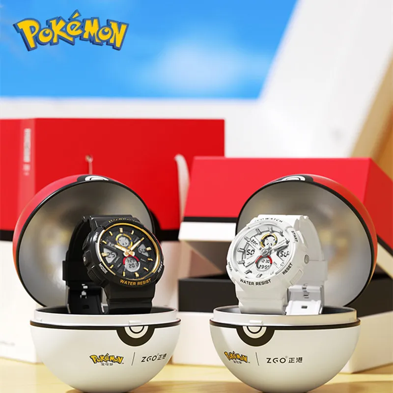 PokéMon Watch Pikachu Sports Waterproof Student Boy Girl Birthday Gift Anime Cinnamoroll Led Luminous Electronic Watch Gift