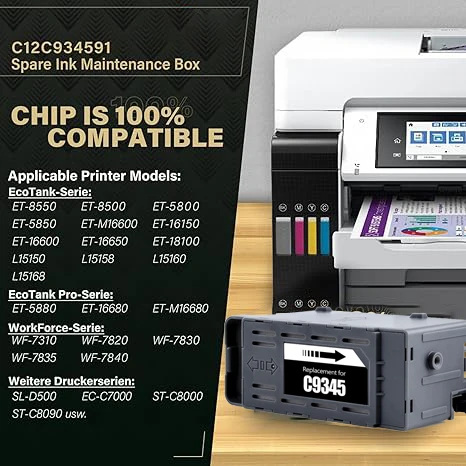 C9345 C12C93459 PXMB9 Maintenance Tank For Epson L15140 L15150 L15160 L15180 L18050 L6550 L6580 L8050 Waste ink collector