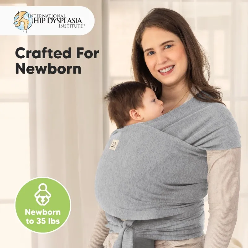 

MACH-Baby Wrap Carrier - All In Baby Carrier Newborn To Toddler Sling, Easy To Wear, Hands Free Bonding, Lightweight