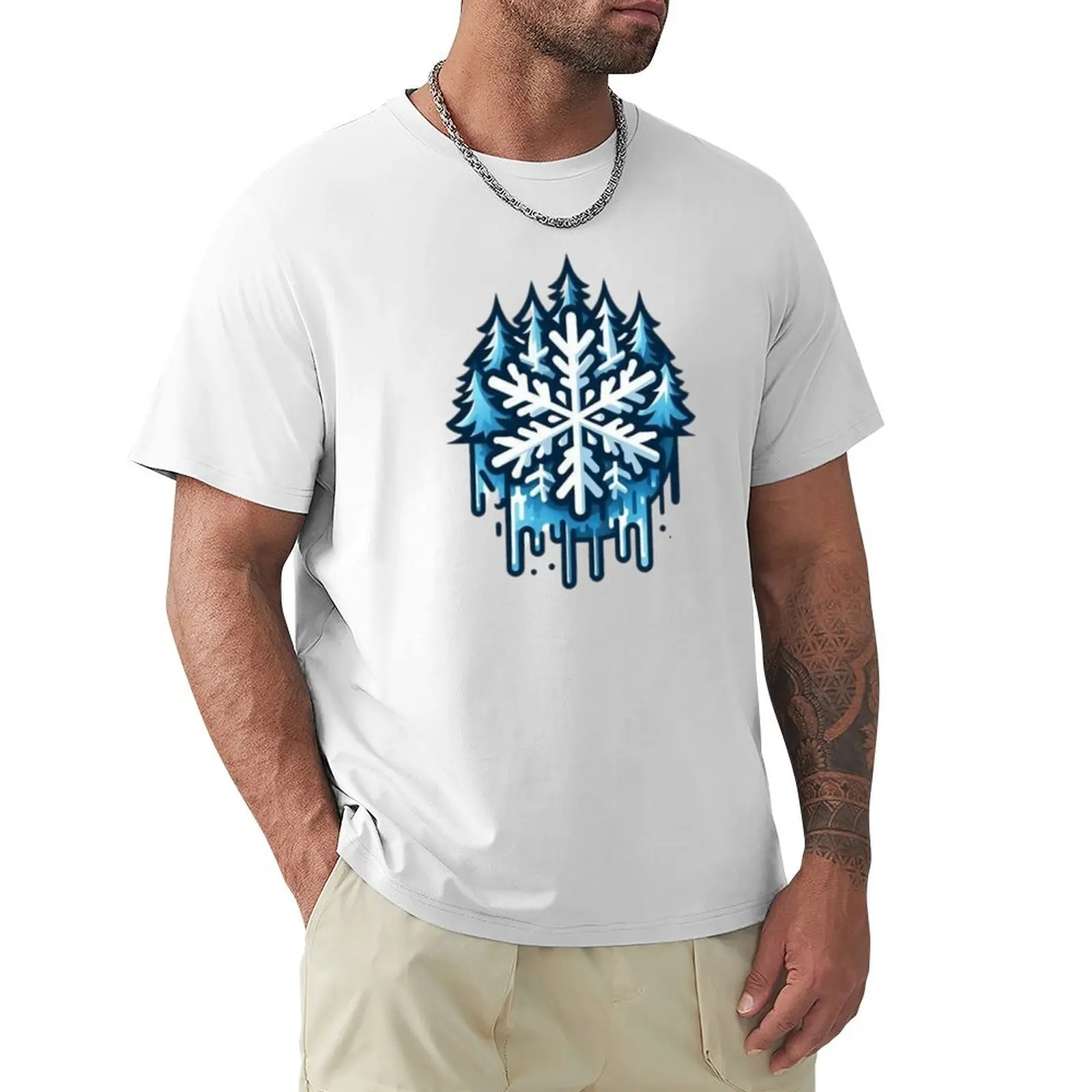 

Winter logo stickers T-Shirt cute tops vintage black t shirts for men