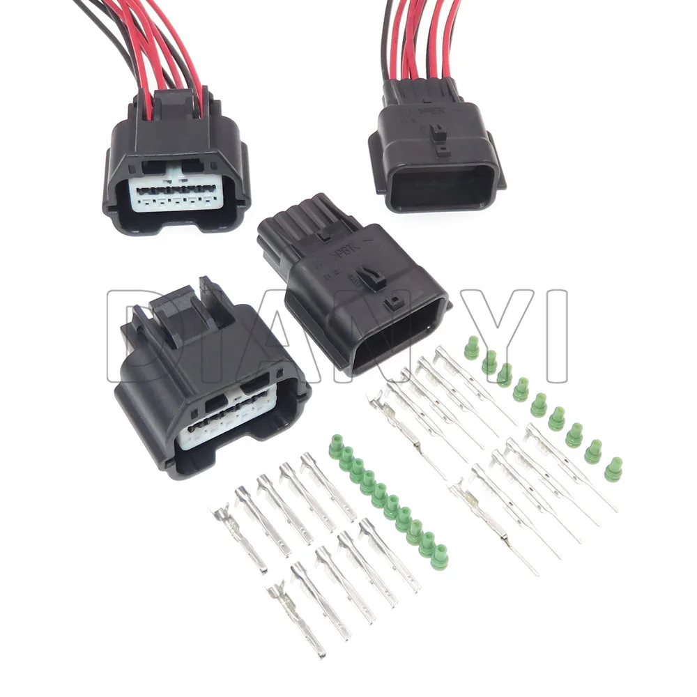 

1 Set 10 Way 0.6 Series Miniature Auto Wire Connector 7282-8856-30 7283-8856-30 AC Assembly Car Electric Male Plug Female Socket