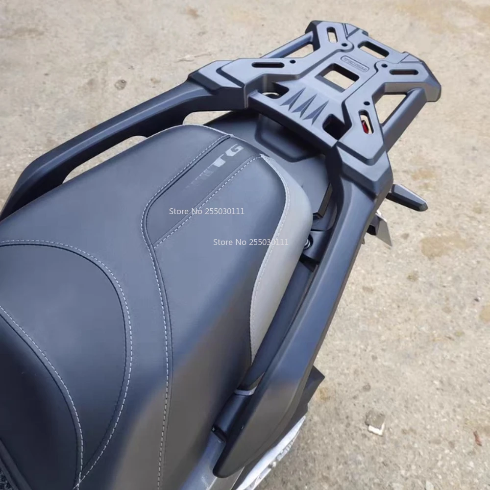 Untuk SYM ADXTG400 Rak Belakang Baja Aloi Aluminium Sepeda Motor Rak Kotak Ekor Aksesori Modifikasi Rak Bagasi