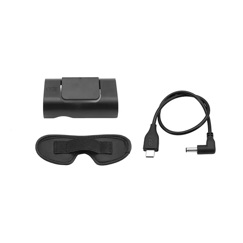 Suitable for DJI AVATA Goggles 2 flying glasses back-mounted battery box lens dust-proof shading pad power supply cable