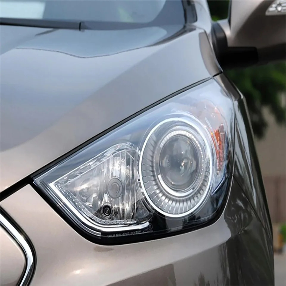 لشركة هيونداي IX35 2009 2010 2011 2012 غطاء المصباح الشفاف كشافات قذيفة واضح عدسة شبكي استبدال عاكس الضوء الأصلي