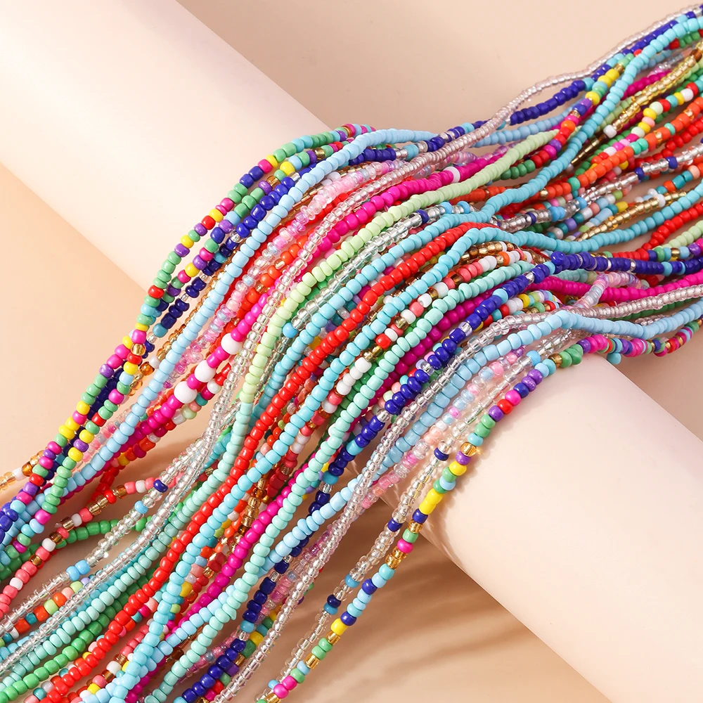 Aihua 1pc Neue Sommer Strand Böhmen Perlen Taille Bauch Kette für Frauen Bikini Sexy Ästhetischen Körper Schmuck Zubehör – Detail 10