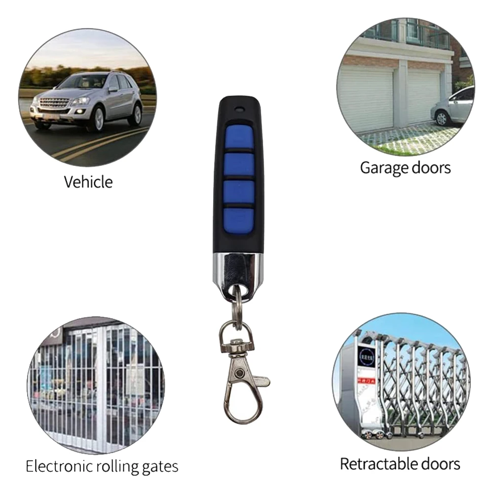 Duplicateur de télécommande universelle pour porte de garage, ouvre-porte, 4 boutons clés, 433 Z successifs, nouveau, 3 pièces
