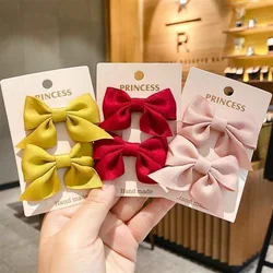 2022 New Cute Bow Headgear Sweet Little Girl Hair Accessories Summer Girls Net Red Clips Baby Hairpins Children Hair Clips Gifts