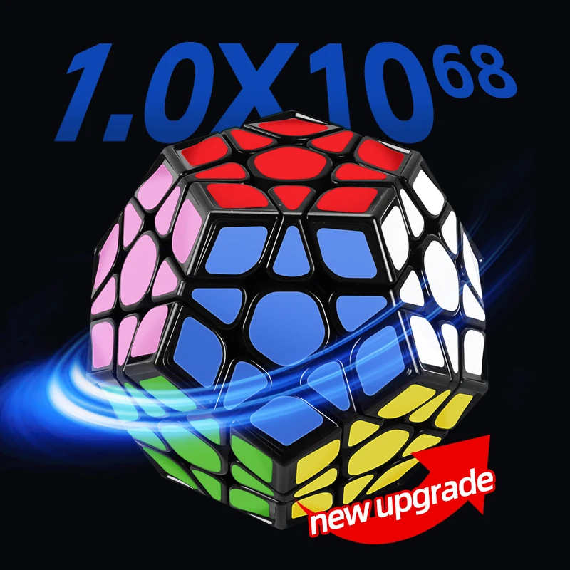 SENGSO Megaminx 2x2 3x3 Speed Cube |12-Sided Stickerless Puzzle Smooth Rotation| Competition Cube for Beginners / Experts