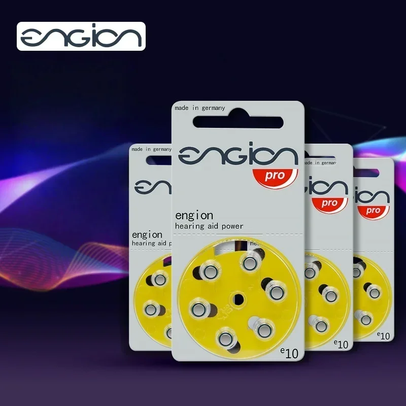 Zinc Air Hearing Aid Battery A10 E10 10A ZA10 S10 Size 10 Replacement Battery For Hearing Aids Hearing Aid Replacement Cells