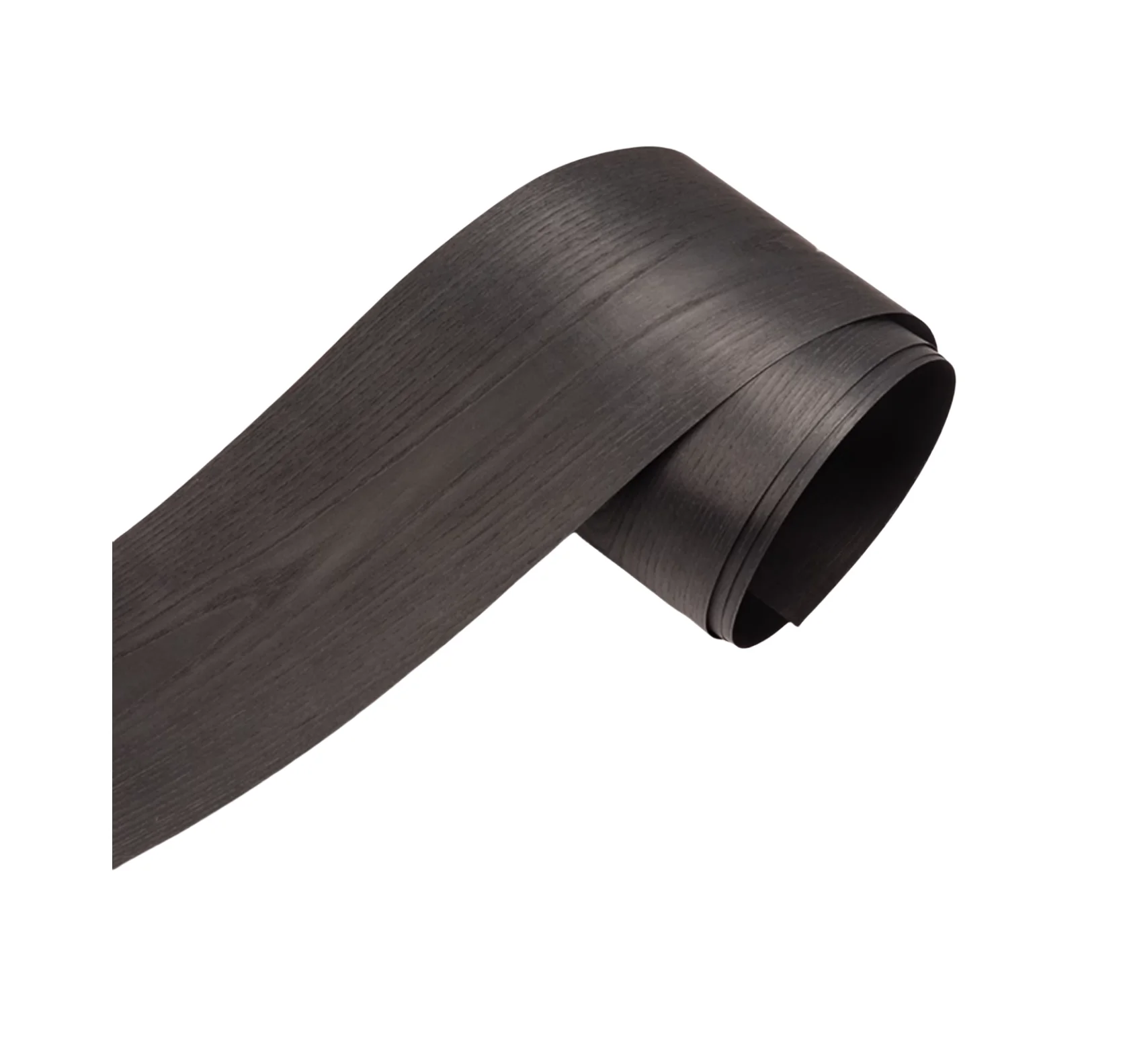 Length:2.5meters Width:180mm T:0.25mm White wax wood pattern dyed black wood veneer Ideal for Furniture Decor Guitars & More
