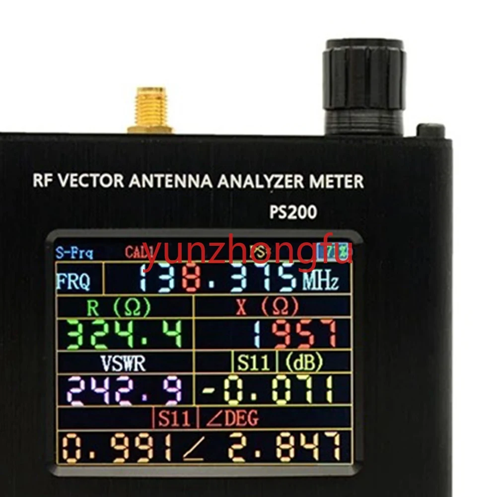 N1201SA+ 334.375MHZ-2.7GHz UV RF Antenna Analyzer SWR Meter for Resistance Impedance  S11 PS200