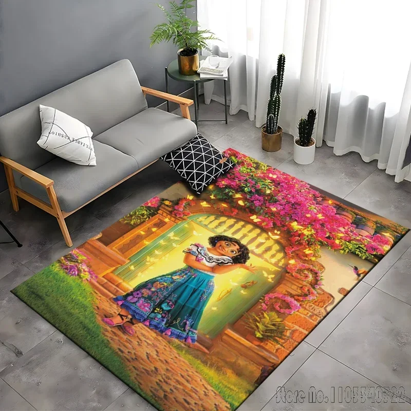 Disney Movie Encanto 3D Large Rug Carpets 80x120cm Decor for Bathroom Kids Floor Mat Living Room Children's Bedroom Sofa