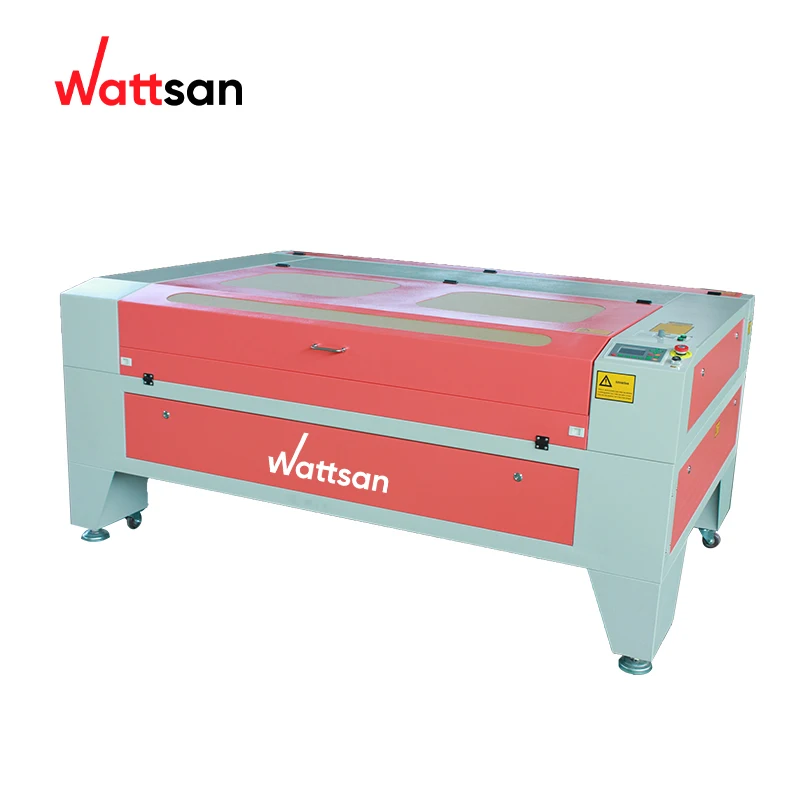 Wattsan 1610 ST 100w Co2 เลเซอร์แกะสลักเครื่องแกะสลัก 1600*1000 มม.ตัดเลเซอร์อะคริลิค