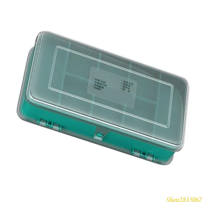 High Transparency Double Sided Container Organizers Box for Electronic Component 831F