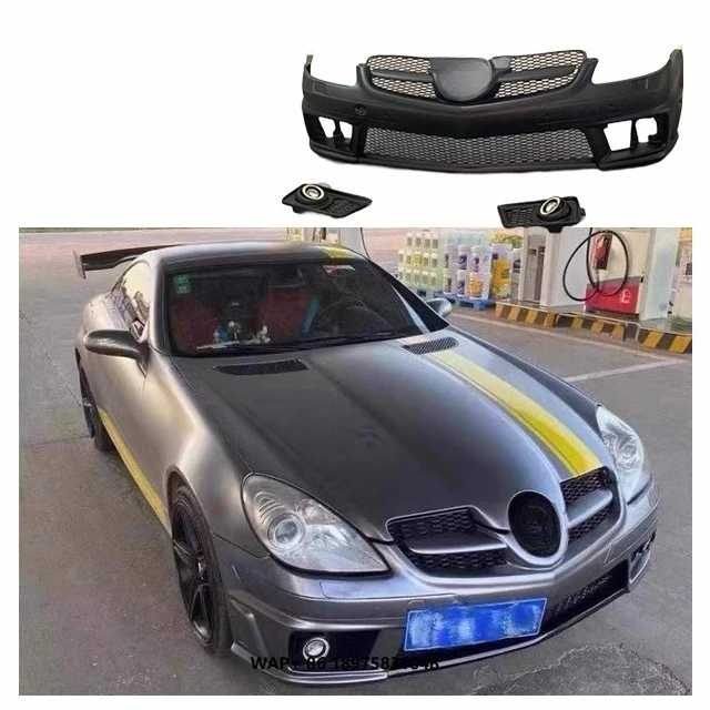 

Body Kit for Mercedes SLK R171 Upgrade Front Bumper Grille Fog Light R171 AMG Style Body Kit