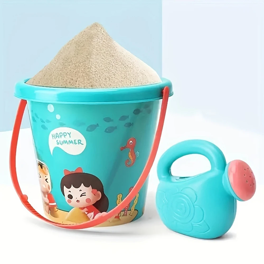 Ensemble de jouets de sable de plage en plastique durable, jeu de plage de piscine d'été, outils de jeu de sable en plein air pour garçons et filles, superbes vacances, 18 pièces