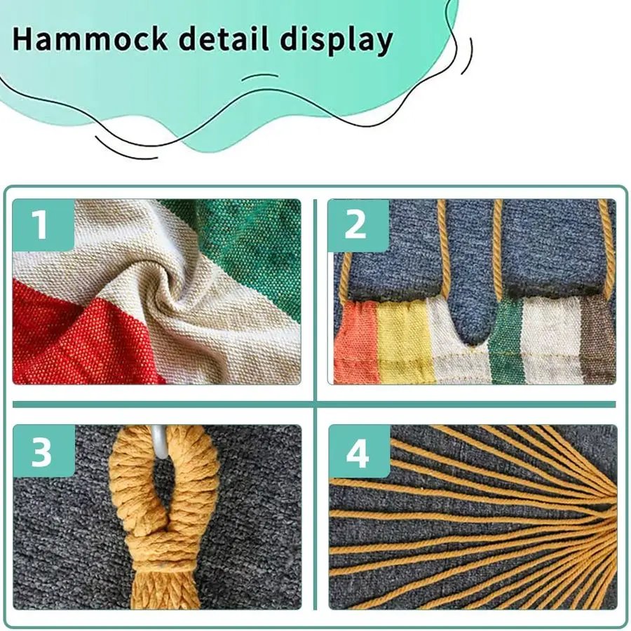 كرسي مع حامل عالي التحمل، حامل أرجوحة بحد أقصى 450 رطل لساحة الفناء الداخلي والخارجي باللون البرتقالي #5