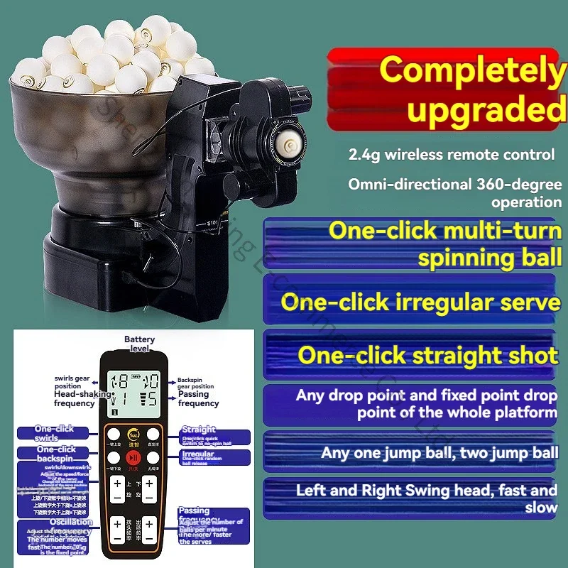 Table Tennis Robot Ping Pong Ball Machine Automatic Serving Machine Professional Training Equipment