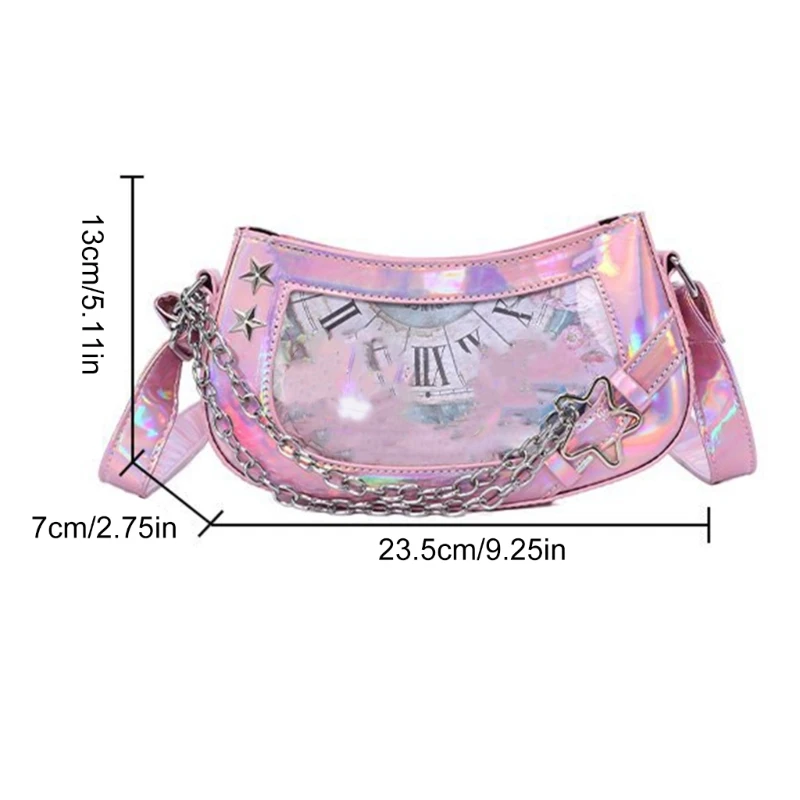 Versatile Itabag Underarm Bag Women's Crossbody Bag PU Leather Shoulder Purse