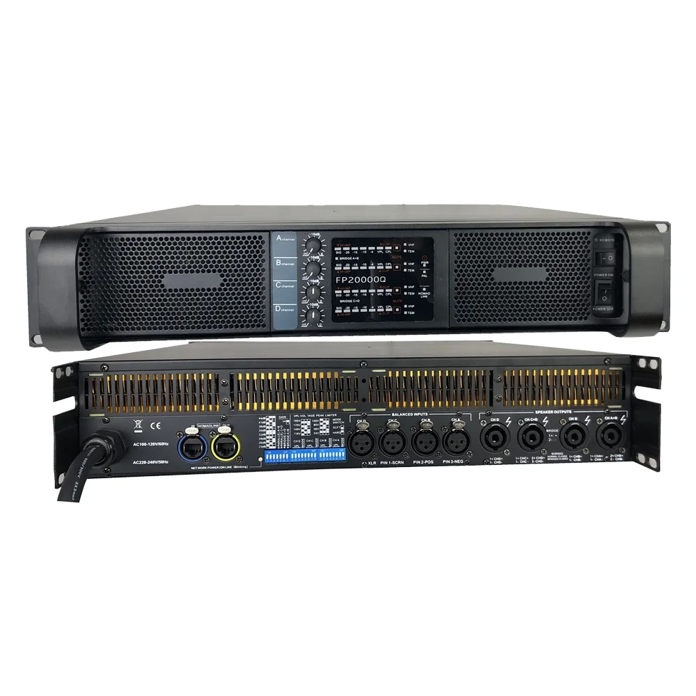 FP10000 Power Amplifier 4 Channel 10000watt Class-TD Professional Digital Amplificador 4 Channel Amplifier