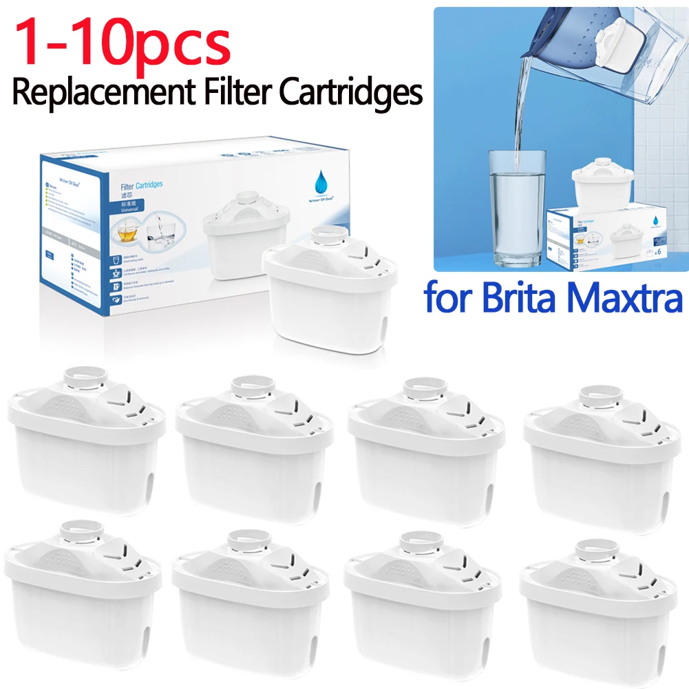 

10-1pc Replacement Filter Cartridges Reducing Limescale Chlorine Universal Water Filters Activated Carbon Home