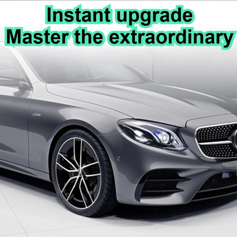 Front Bumper Canards For Mercedes Benz E Class W213 C238 2016-2020 AMG Style Exterior Style Tuning Parts Car Accessories Kit Set