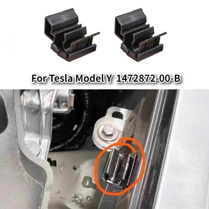 Handschuhfach-Clip für Tesla Model Y Vorderer Kofferraum Befestigungsclip Schnalle Aufbewahrungsbox Halterung 1472872-00-B Auto-Zubehör