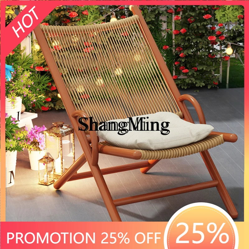 FG good-looking  rattan folding lunch break backrest couch home balcony small table and chairs