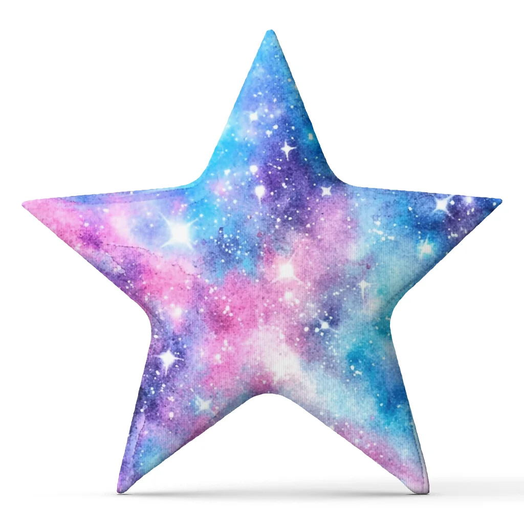 Galaxy Star Plush Pillow Cushion Irregular Stuffed Throw Pillow Home Decor Gift Sofa Bed Couch