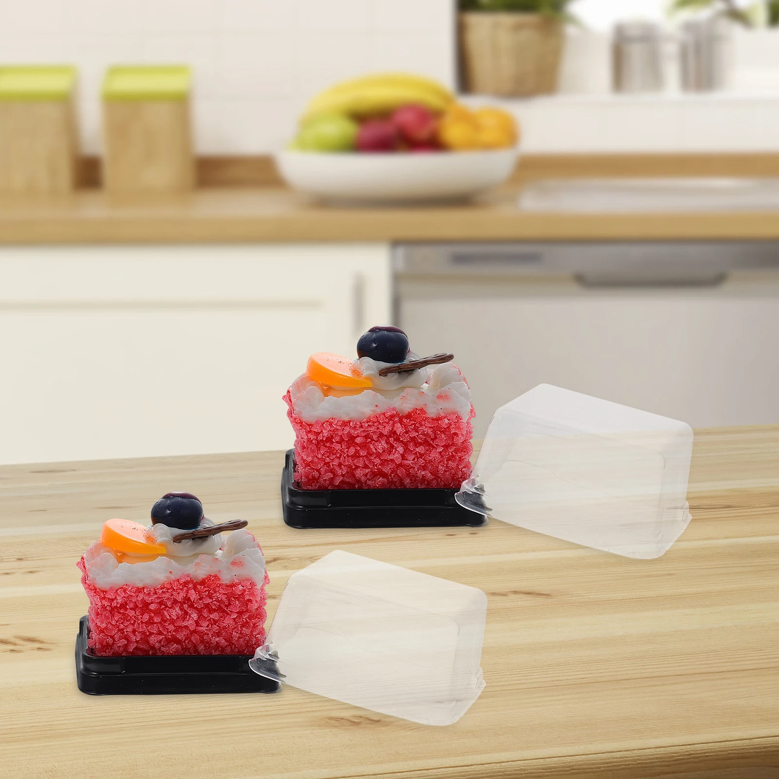 

100pcs Moon Cake Cases Dessert Boxes Plastic Containers Egg yolk Package Tray Puff Pastry Holder Compact Packaging Square