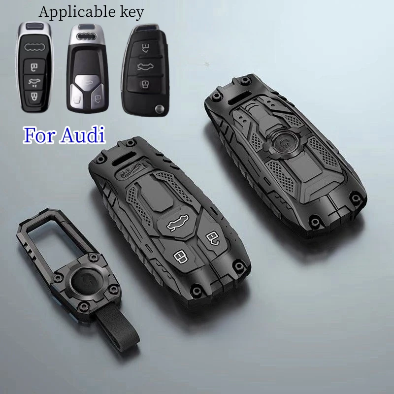 

Car Key Case Cover For Audi A4 A4L A5 A6 A6L A7 A8L Q4 Q5 Q7 Q8 S4 S5 Car Key Protection Shell Accessories New