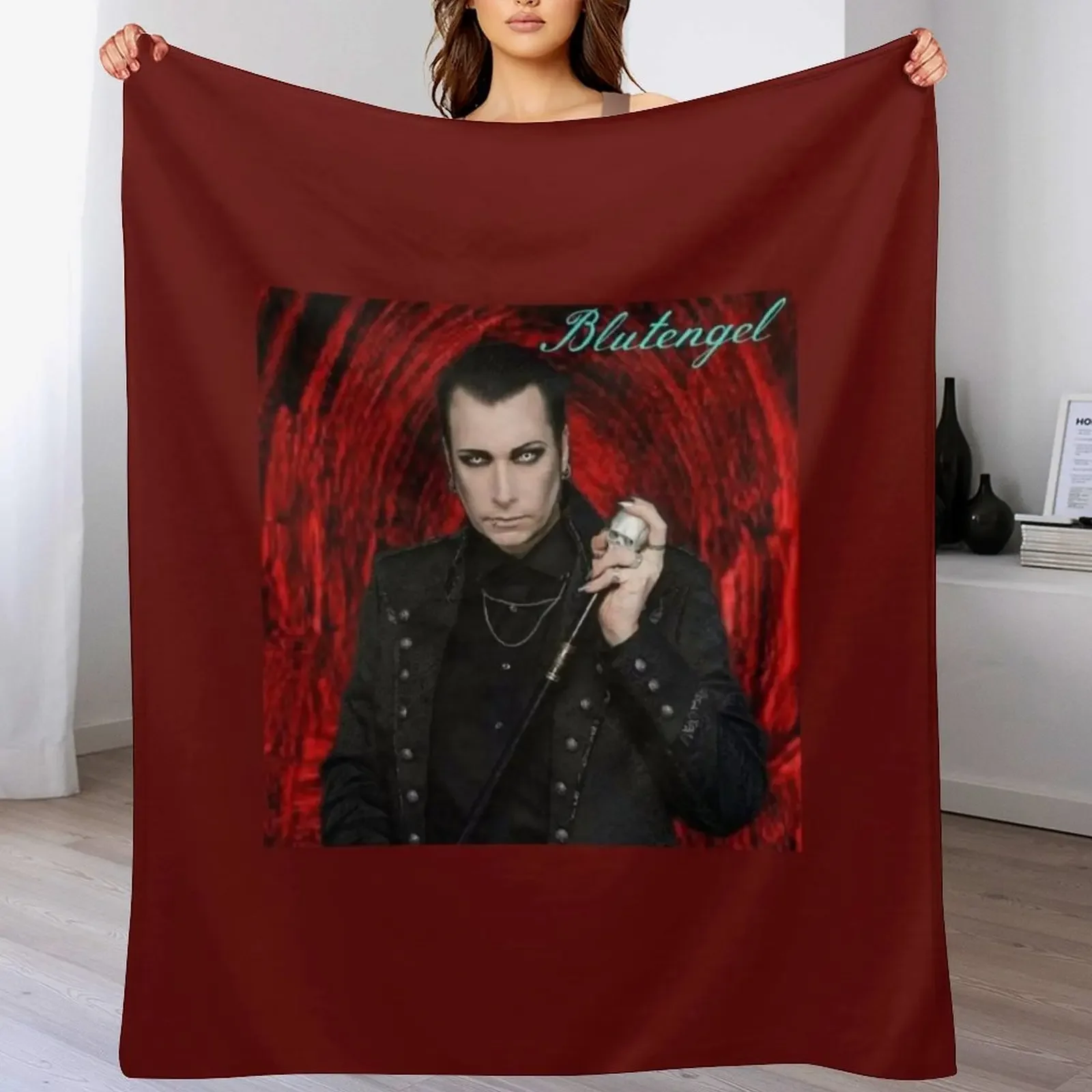 

blutengel Throw Blanket Decorative Beds Softest Blankets For Sofas Summer Blankets