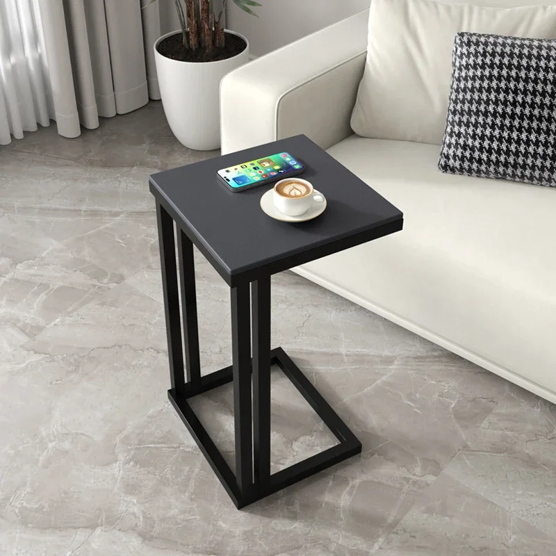 Picture 5: Living Room Lounge Bedside Table Small Simple Light Luxury Coffee Sofa Side Iron Balcony Cabinet Mesas Terraza Bedroom Furniture