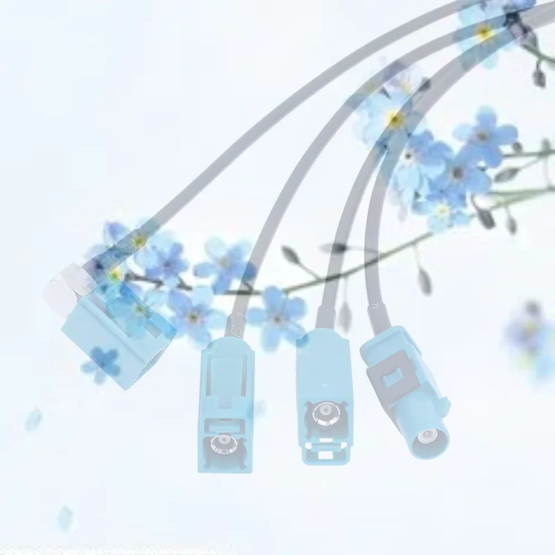 

Fakra Z «папа» к Fakra Z «мама» 90-градусный разъем Автомобильная навигация GPS Антенный адаптер Удлинительный кабель RG174 RF Коаксиальный косичка