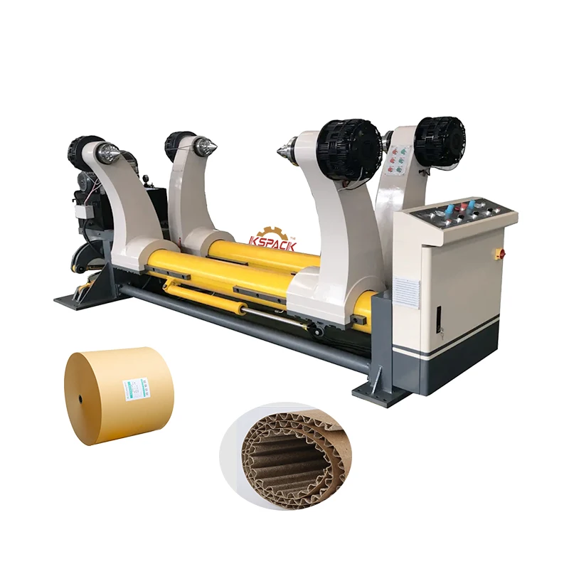 Corrugator Machine Komplettset Cartoon Box Making Machine Automatische Sperrfalte Wellpappe